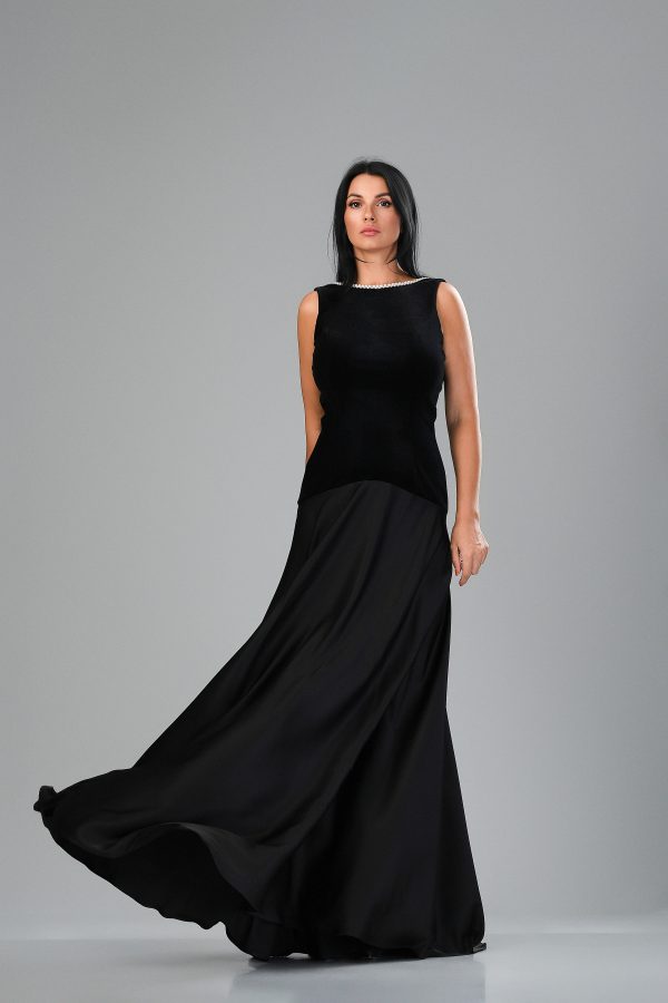 Rochie lungă Velvet Grace