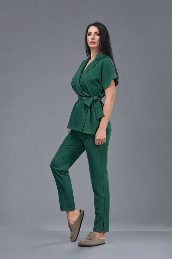 Costum medical Flexi kimono Dark Green